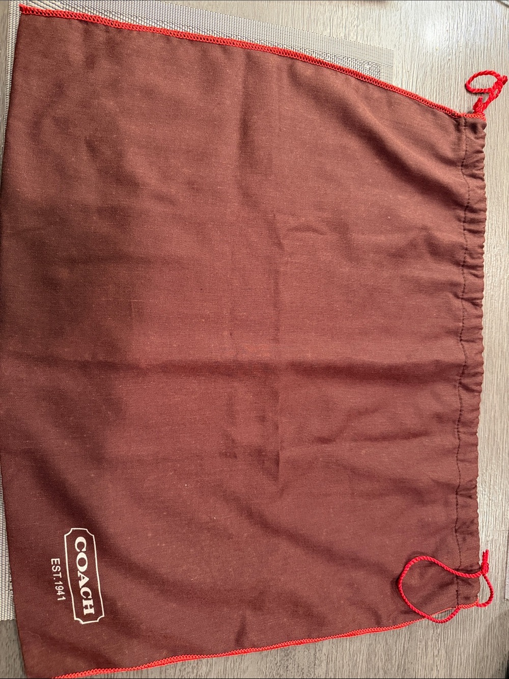 Coach Dust Bag 19x15